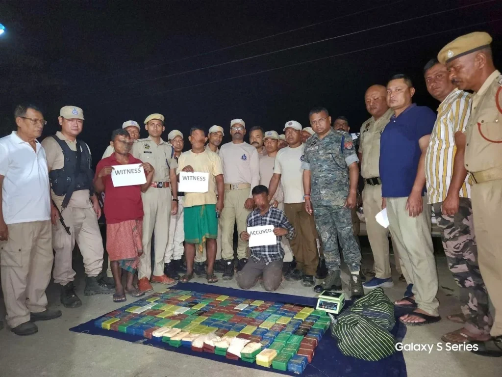 Cachar Police Seize Heroin Worth Rs. 8.5 Crore, Youth Arrested Cachar Police Seize Heroin Worth Rs. 8.5 Crore, Youth Arrested