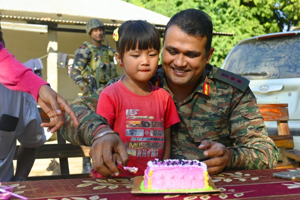 Assam Rifles Celebrates New Year with Locals in Jiribam, Manipur Assam Rifles Celebrates New Year with Locals in Jiribam, Manipur