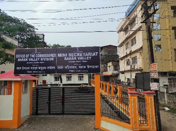 Ongoing construction of the Barak Valley Secretariat, nearing completion in Silchar, Assam.