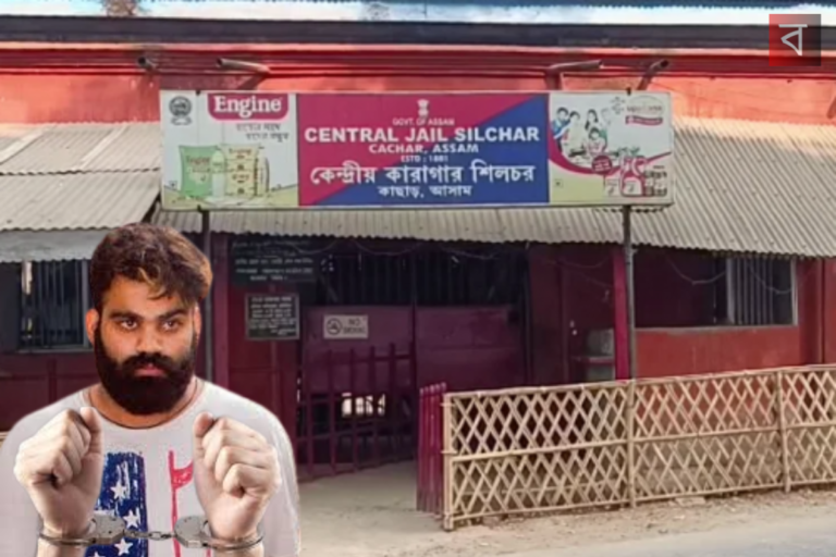 Punjab gangster Jaggu Bhagwanpuria being transferred under heavy security to Silchar Central Jail in Assam.