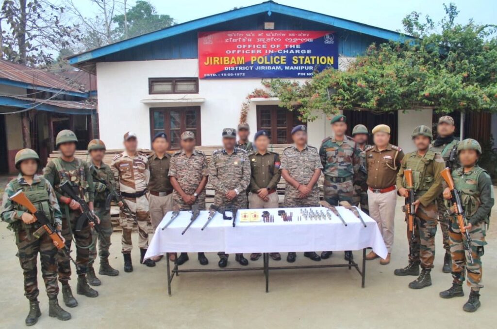 VOLUNTARY SURRENDER OF WEAPONS TO SECURITY FORCES IN JIRIBAM, MANIPUR. VOLUNTARY SURRENDER OF WEAPONS TO SECURITY FORCES IN JIRIBAM, MANIPUR.