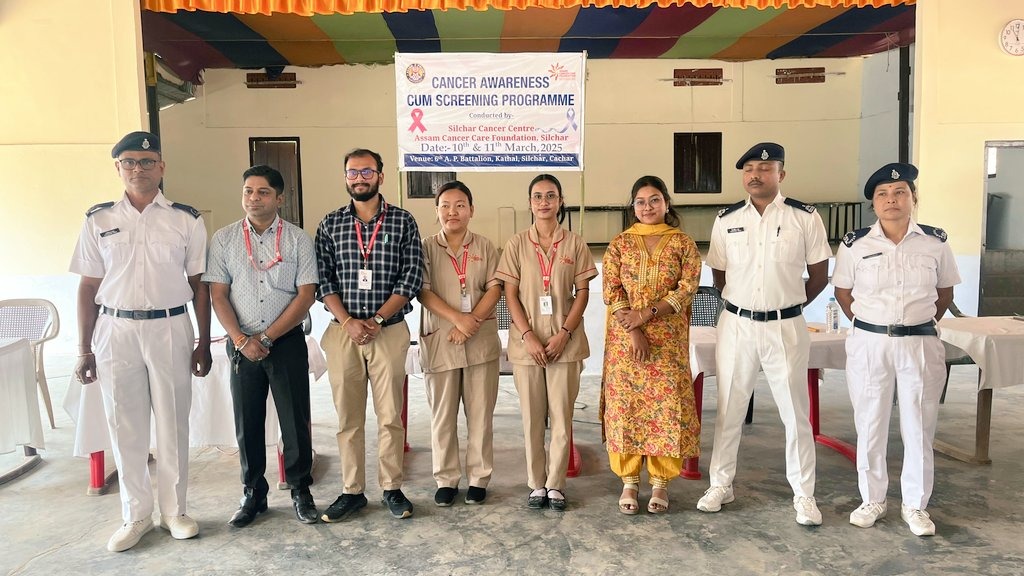 Cancer Screening Camp Organized for Armed Personnel at BN HQ, Kathal 🎗️🏥
