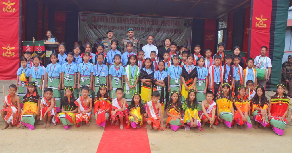 ASSAM RIFLES UNDER OPERATION SADBHAVNA ORGANISES CULTURAL FESTIVAL FOR LOCALS AT NUNGBA, MANIPUR
