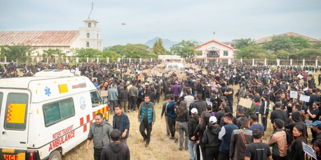 Kuki-Zo groups call for a shutdown and silence in remembrance of the victims of the violence in Manipur. Kuki-Zo groups call for a shutdown and silence in remembrance of the victims of the violence in Manipur.