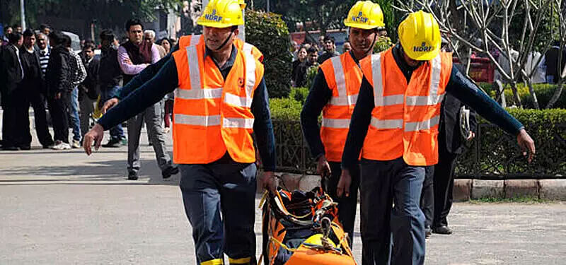 In Assam, NDRF Holds a Thorough Monsoon Preparedness Exercise. In Assam, NDRF Holds a Thorough Monsoon Preparedness Exercise.