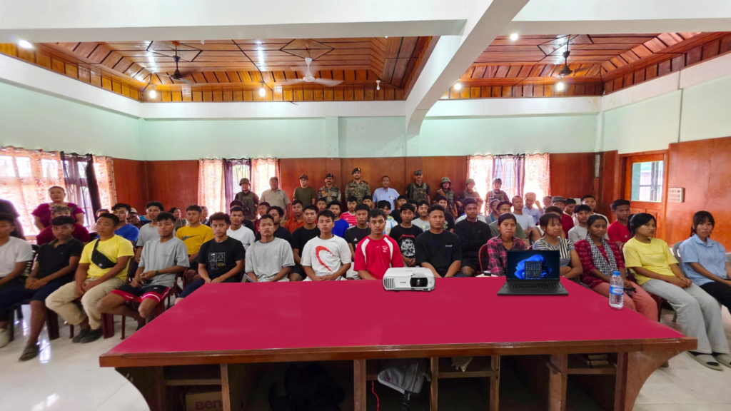 ASSAM RIFLES CONDUCTS AWARENESS LECTURE ON AGNIPATH SCHEME FOR YOUTH OF JIRIBAM, MANIPUR ASSAM RIFLES CONDUCTS AWARENESS LECTURE ON AGNIPATH SCHEME FOR YOUTH OF JIRIBAM, MANIPUR
