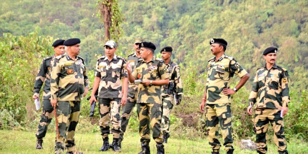 Meghalaya’s Indo-Bangladesh border is under a night curfew. Meghalaya’s Indo-Bangladesh border is under a night curfew.