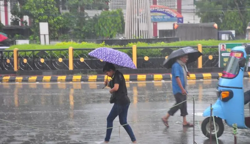 IMD issues a notice as Tripura prepares for four days of intense rain. IMD issues a notice as Tripura prepares for four days of intense rain.