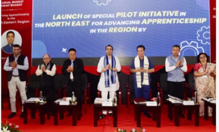 The center starts a trial apprenticeship program for young people in Mizoram’s northeast.