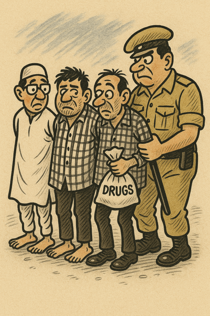 Three citizens of Bangladesh and a narcotics dealer are arrested in Tripura. Three citizens of Bangladesh and a narcotics dealer are arrested in Tripura.