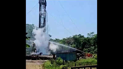As ONGC gets ready for critical capping, US experts arrive in Sivasagar. As ONGC gets ready for critical capping, US experts arrive in Sivasagar.