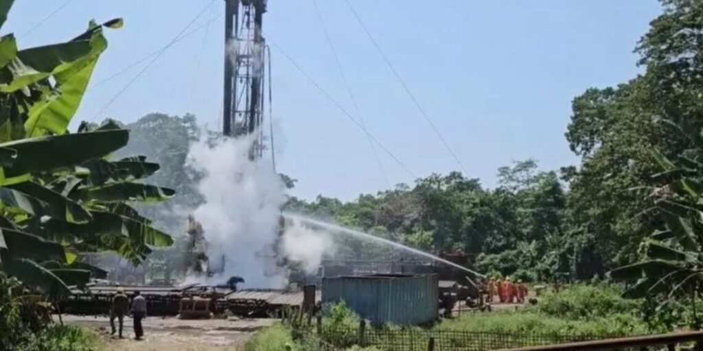ONGC reports significant progress in containing Assam gas blowout.