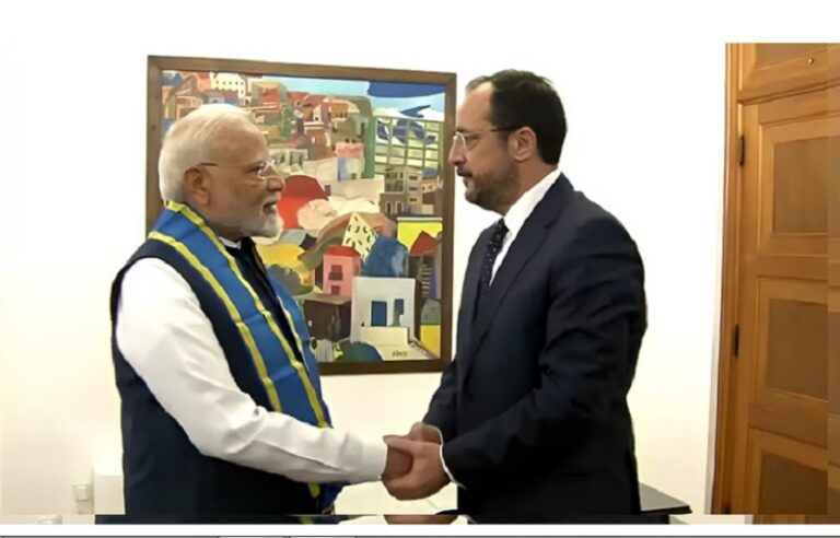 The highest civilian honor in Cyprus was bestowed by PM Modi. The highest civilian honor in Cyprus was bestowed by PM Modi.