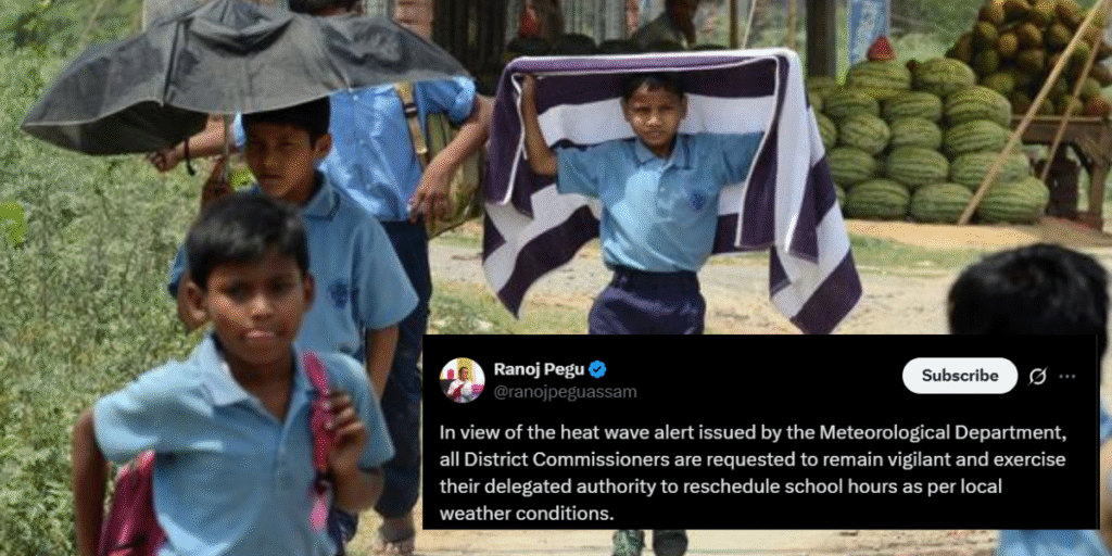 Assam’s Education Minister Urges Districts to Modify School Timings Amid Scorching Summer Assam’s Education Minister Urges Districts to Modify School Timings Amid Scorching Summer