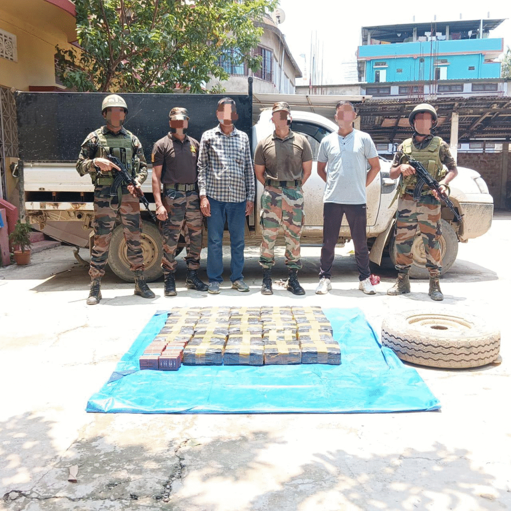ASSAM RIFLES & DRI SEIZE HEROIN WORTH ₹22.73 CRORE IN KABUGANJ, CACHAR ASSAM RIFLES & DRI SEIZE HEROIN WORTH ₹22.73 CRORE IN KABUGANJ, CACHAR