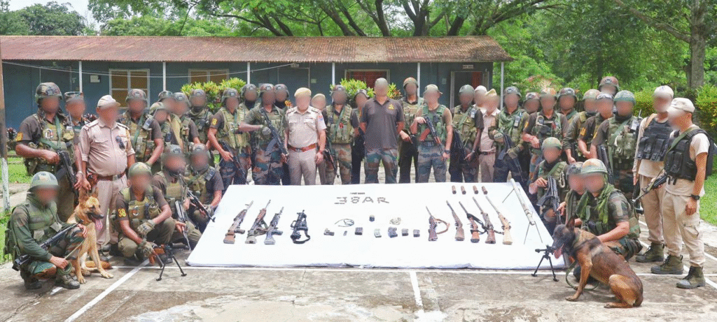 MAJOR ARMS HAUL IN MAKHABASTI: ASSAM RIFLES AND MANIPUR POLICE RECOVER DEADLY CACHE IN JOINT OPERATION MAJOR ARMS HAUL IN MAKHABASTI: ASSAM RIFLES AND MANIPUR POLICE RECOVER DEADLY CACHE IN JOINT OPERATION