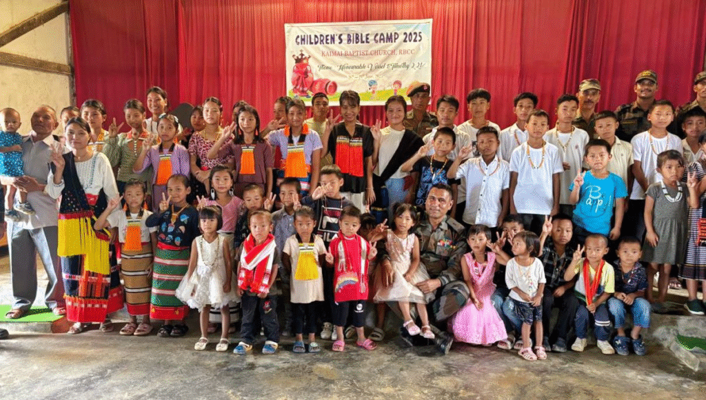 Assam Rifles Extends Vital Support to Kaimai Church for Successful Children’s Bible Camp Assam Rifles Extends Vital Support to Kaimai Church for Successful Children’s Bible Camp