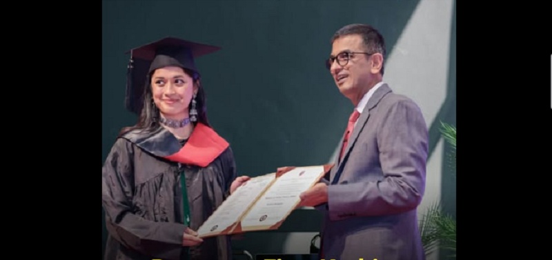 Assam: The first member of the Karbi community to be accepted to Oxford University is Srishti Rongpipi. Assam: The first member of the Karbi community to be accepted to Oxford University is Srishti Rongpipi.