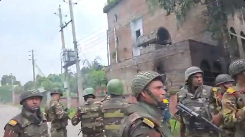 Bangladesh Army officers force the Gopalganj corpses to be buried and cremated quickly without an examination in an attempt to hide the truth.