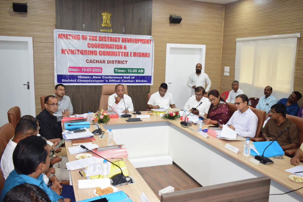 Cachar Hosts First-Ever DISHA Meeting to Review Developmental Progress Across Key Schemes Cachar Hosts First-Ever DISHA Meeting to Review Developmental Progress Across Key Schemes