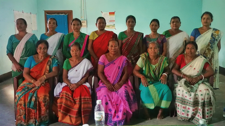 Barak Mahila Samiti submitting memorandum to Cachar DC