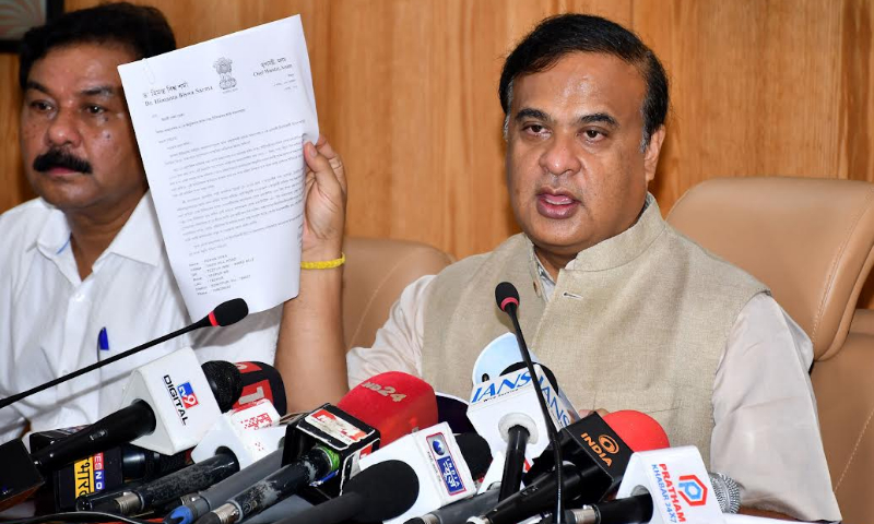 Assam CM calls for action against USTM on forest land: demolish USTM and pray to God.