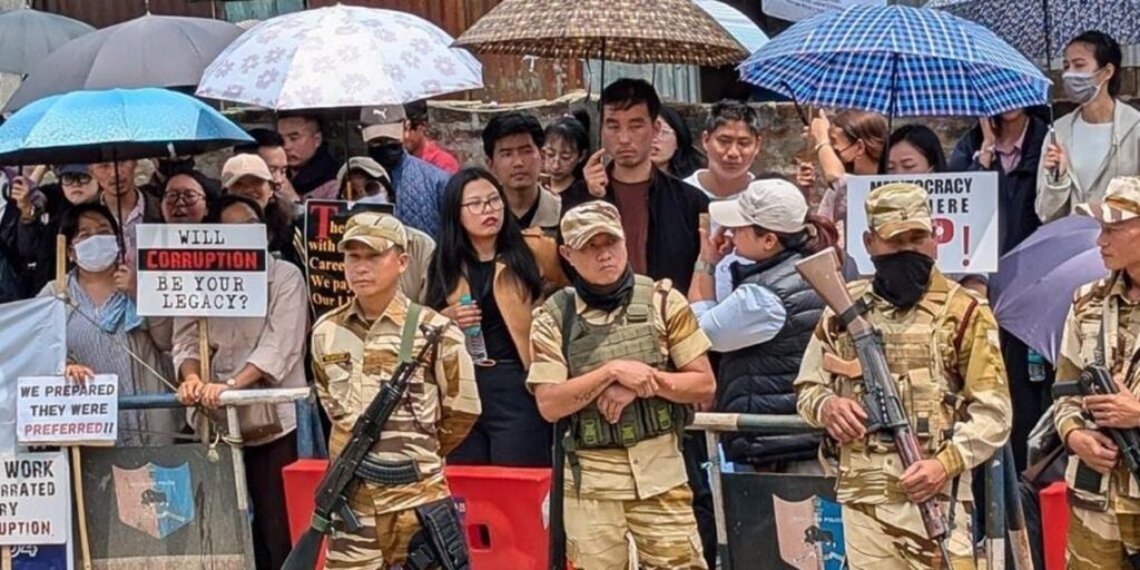 Due to a disagreement with the reservation review panel, five Nagaland tribes will not attend state events. Due to a disagreement with the reservation review panel, five Nagaland tribes will not attend state events.