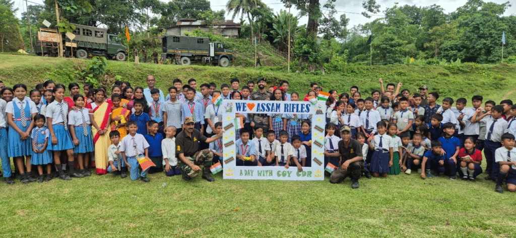 ASSAM RIFLES ORGANISES A DAY WITH COMPANY COMMANDER IN BORO BEKERA, JIRIBAM ASSAM RIFLES ORGANISES A DAY WITH COMPANY COMMANDER IN BORO BEKERA, JIRIBAM