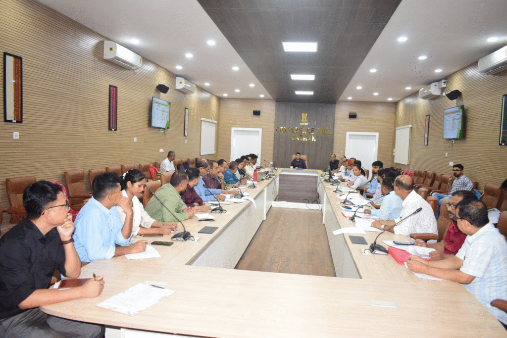 DC Cachar Chairs High-Level Review Meeting on Flagship Schemes; Stresses Timely Delivery of Services to Beneficiaries DC Cachar Chairs High-Level Review Meeting on Flagship Schemes; Stresses Timely Delivery of Services to Beneficiaries