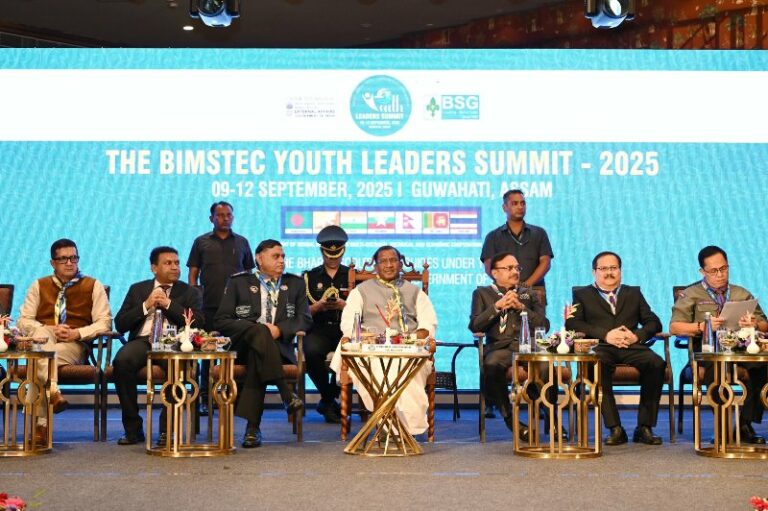 In Guwahati, the governor of Assam opens the BIMSTEC Youth Leaders Summit.