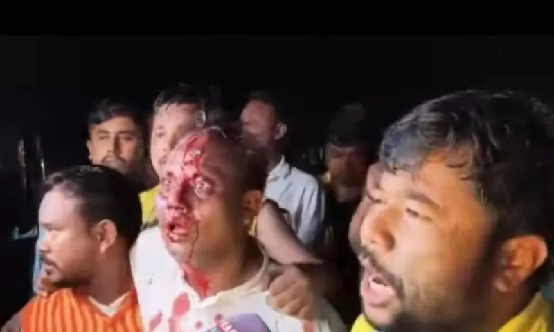Akhil Gogoi criticises police brutality in Assam over nonviolent protesters.