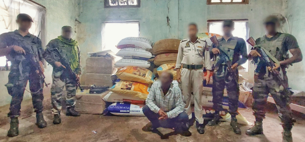 ASSAM RIFLES SEIZES CONTRABAND ITEMS IN CACHAR DISTRICT, ASSAM