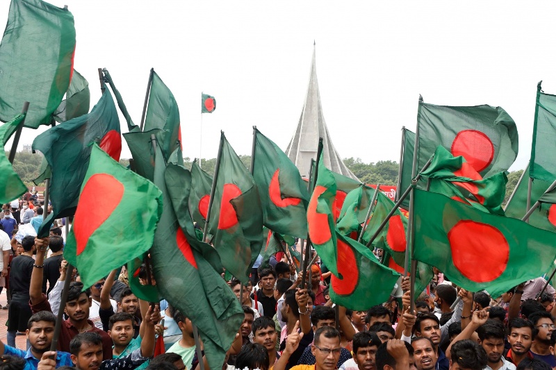 A change in the political tectonic plates in Bangladesh. A change in the political tectonic plates in Bangladesh.