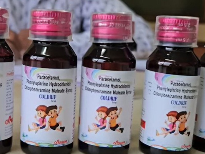 In light of child fatalities, WHO requests India’s explanation about “Coldrif” cough syrup shipments. In light of child fatalities, WHO requests India’s explanation about “Coldrif” cough syrup shipments.