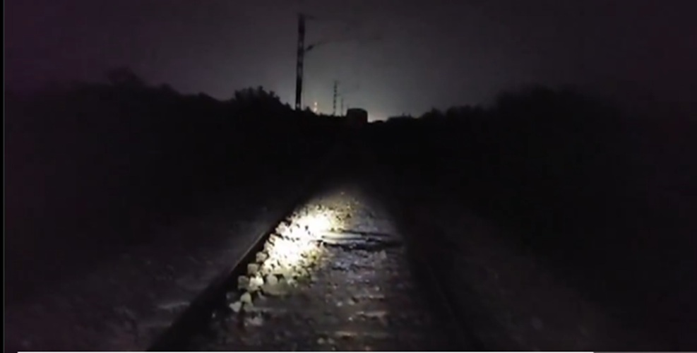 IED blast on railway track halts train services in Assam. IED blast on railway track halts train services in Assam.