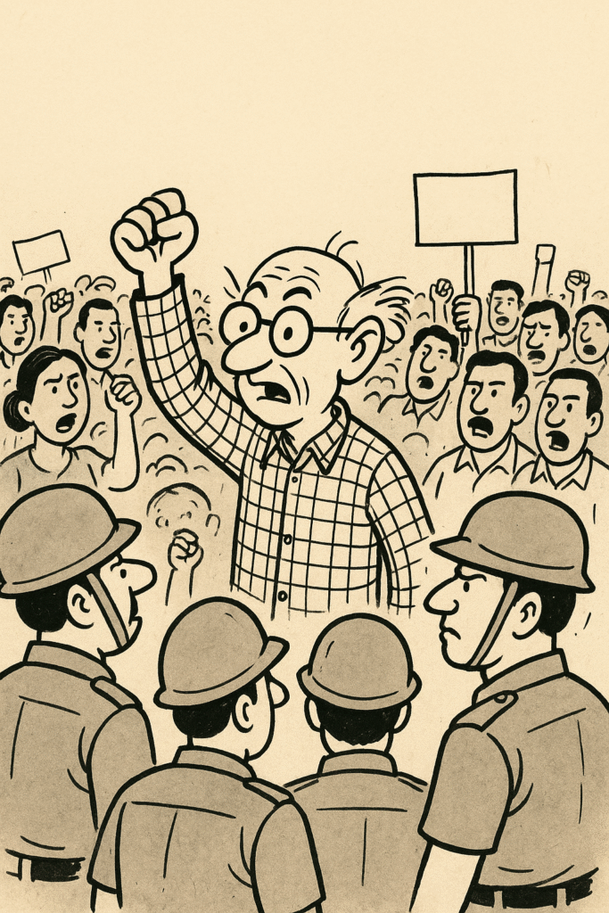 TAYPA renews its call for ST recognition and independent governance at a large torch march in Moran in Assam. TAYPA renews its call for ST recognition and independent governance at a large torch march in Moran in Assam.