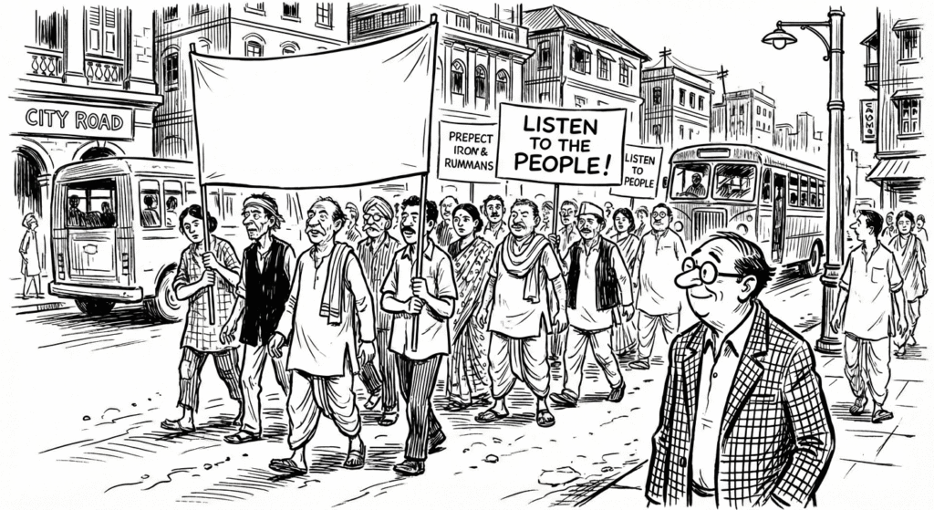 “Assam is not a dumping ground”: Sivasagar groups demonstrate against “outside voters,” burning the chief minister’s effigies