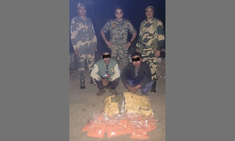 In a significant drug bust, BSF and Mizoram officials confiscate drugs valued at Rs 26 crore. In a significant drug bust, BSF and Mizoram officials confiscate drugs valued at Rs 26 crore.