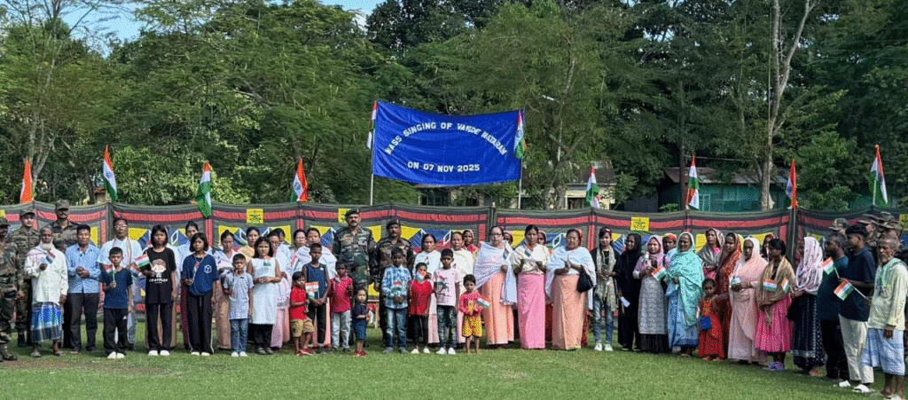 Assam Rifles Commemorates 150 Years of ‘Vande Mataram’ Across Cachar, Jiribam, Tamenglong and Noney Districts