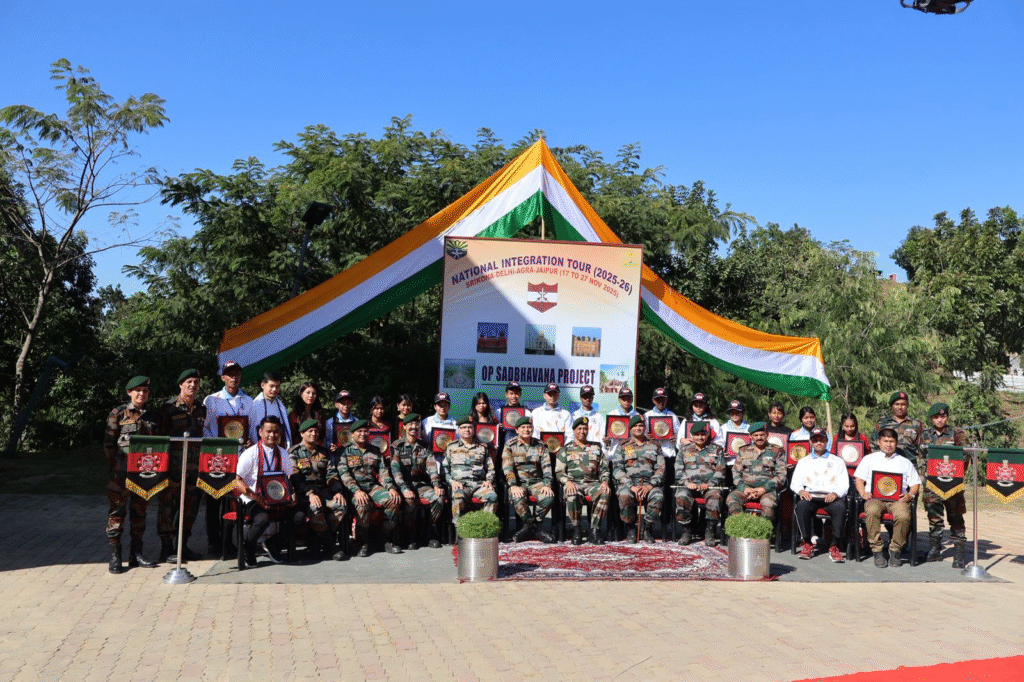 ASSAM RIFLES FLAGS IN NATIONAL INTEGRATION TOUR UNDER OPERATION SADBHAVNA ASSAM RIFLES FLAGS IN NATIONAL INTEGRATION TOUR UNDER OPERATION SADBHAVNA
