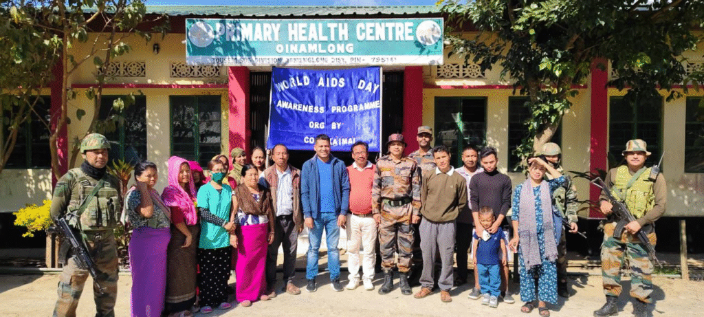 ASSAM RIFLES OBSERVES WORLD AIDS DAY AT NUMEROUS LOCATIONS IN MANIPUR ASSAM RIFLES OBSERVES WORLD AIDS DAY AT NUMEROUS LOCATIONS IN MANIPUR