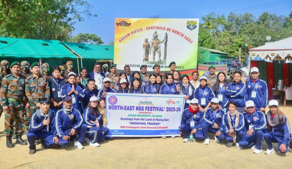 NSS VOLUNTEERS VISIT HQ IGAR (EAST) AT SILCHAR, ASSAM