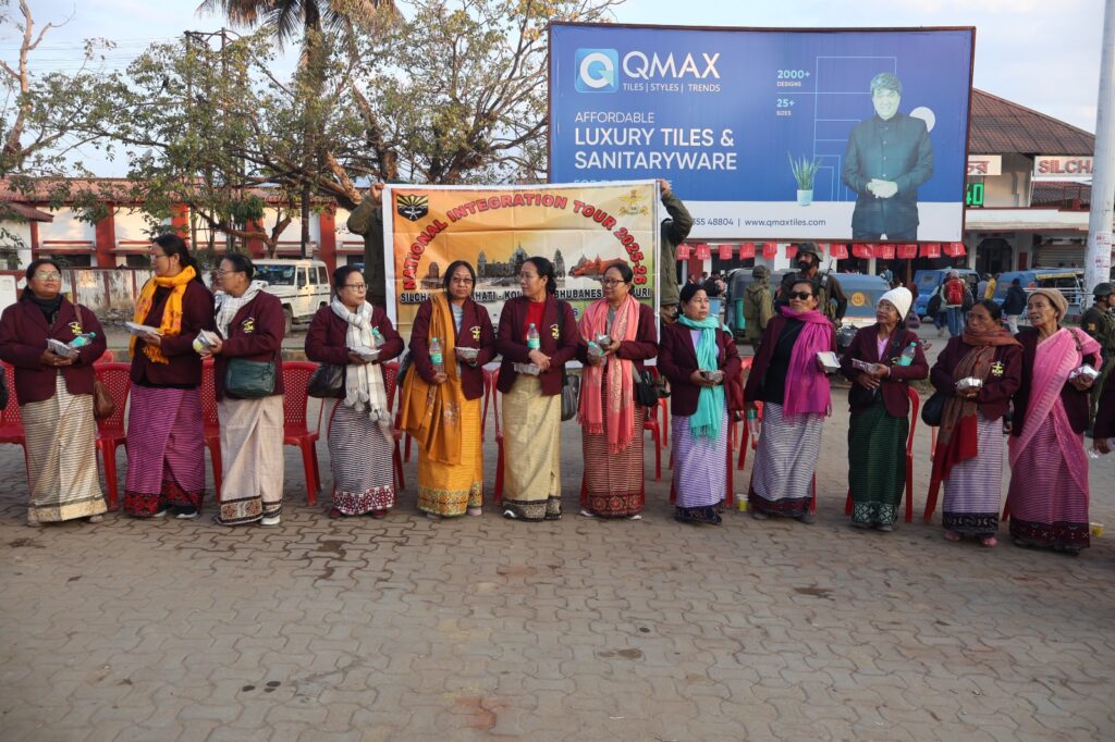 ASSAM RIFLES FLAGS OFF NATIONAL INTEGRATION TOUR FROM SILCHAR